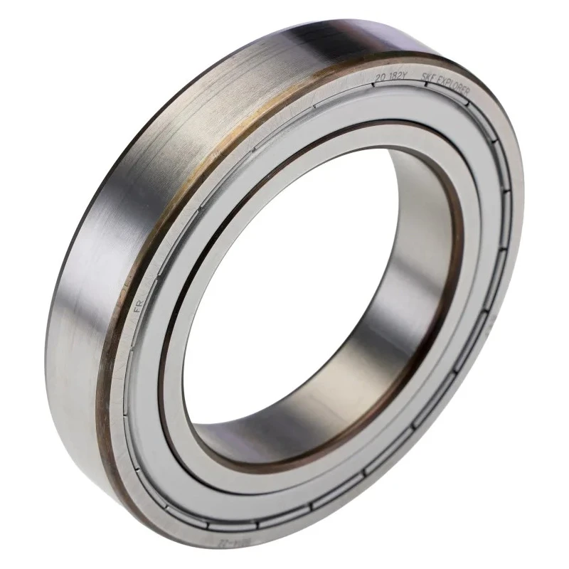 SKF Single Row Deep Groove Ball Bearing, 70 mm ID, 110 mm OD, 20 mm Race Width, Sheet Metal Cage, Double Shielded 6014-2Z