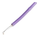 RS PRO Purple 0.6 mm² 20 AWG Hook Up Wire, Silver Plated Copper, PTFE Insulation, 19/0.2 mm Strands, 100 m Length 841-7469