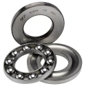 SKF 1 Row Thrust Ball Bearing 40 mm ID, 78 mm OD, 26 mm Race Width, Sheet Metal Cage, Steel Balls 51308