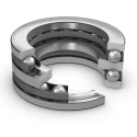 SKF Thrust Ball Bearing 40 mm ID, 78 mm OD, 39 mm Race Width, Sheet Metal Cage, Model 52210