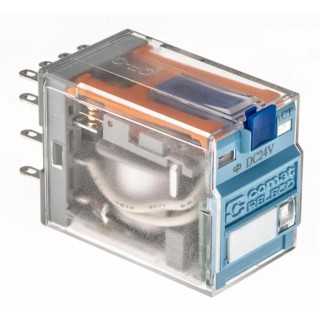 Turck Power Relay 24V dc Coil 5A Switching Current 4PDT Plug-In Terminal C9-A41FX/024VDC