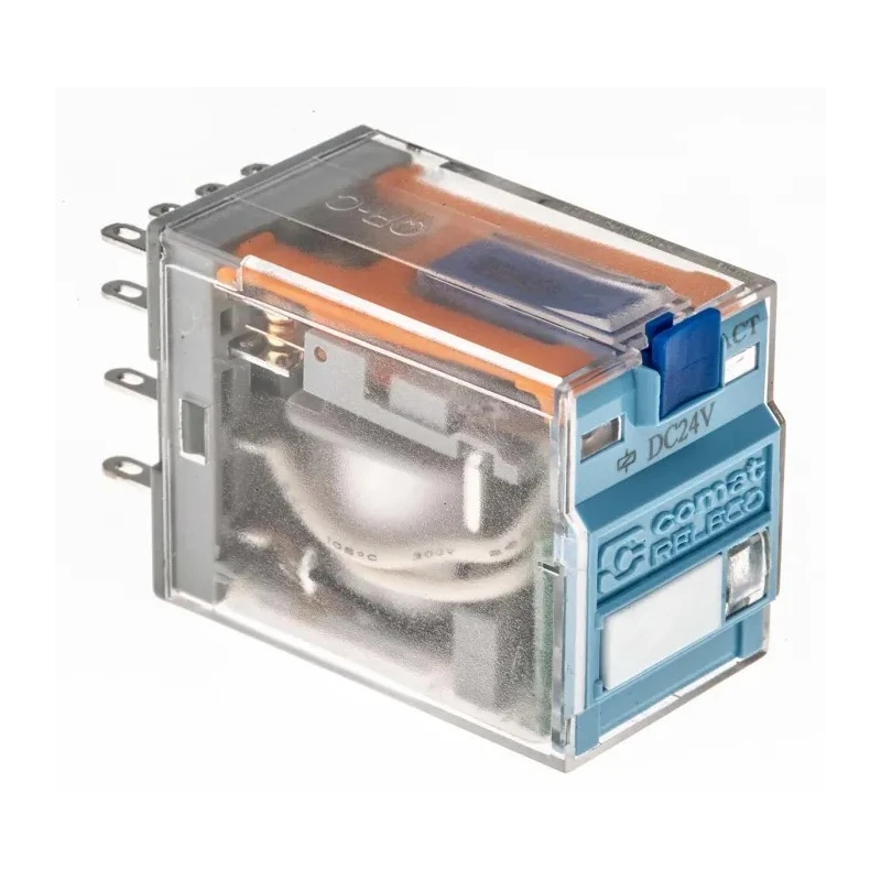 Turck Power Relay 24V dc Coil 5A Switching Current 4PDT Plug-In Terminal C9-A41FX/024VDC