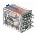 Turck Power Relay 24V dc Coil 5A Switching Current 4PDT Plug-In Terminal C9-A41FX/024VDC