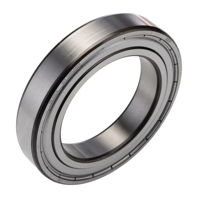 SKF Single Row Deep Groove Ball Bearing 65 mm ID, 100 mm OD, 18 mm Width, Double Shielded Sheet Metal Cage 6013-2Z/C3