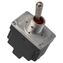 Honeywell Technologies Toggle Switch Panel Mount, On-On, DPDT, Screw Terminal, 277 V AC 2TL1-3