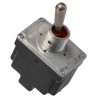 Honeywell Technologies Toggle Switch Panel Mount, On-On, DPDT, Screw Terminal, 277 V AC 2TL1-3