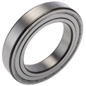 SKF Single Row Deep Groove Ball Bearing 75 mm ID 115 mm OD 20 mm Width Steel Balls Sheet Metal Cage Double Shielded 6015-2Z