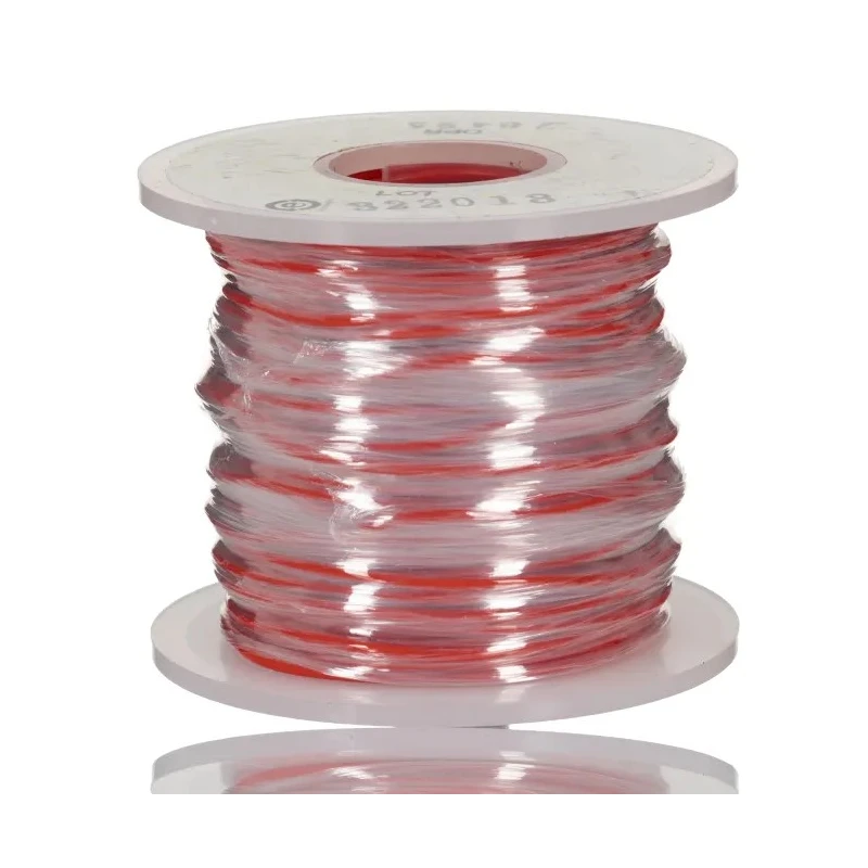 Alpha Wire Hook Up Wire PVC Series Red 0.52 mm² 20 AWG Copper Conductor 1 Strand 0.81 mm Core 30m Length 300V 3053/1 RD005