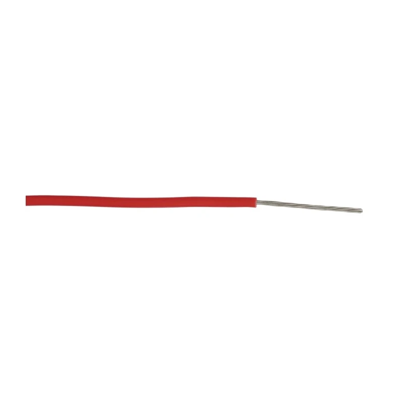 Alpha Wire Hook Up Wire PVC Series Red 0.52 mm² 20 AWG Copper Conductor 1 Strand 0.81 mm Core 30m Length 300V 3053/1 RD005