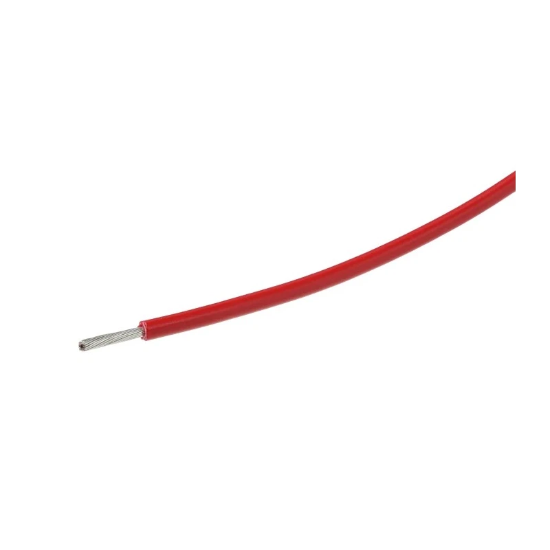 Alpha Wire Hook Up Wire PVC Series Red 2.1 mm² 14 AWG Tinned Copper Single Core 30 m 600V 105°C 3079 RD005