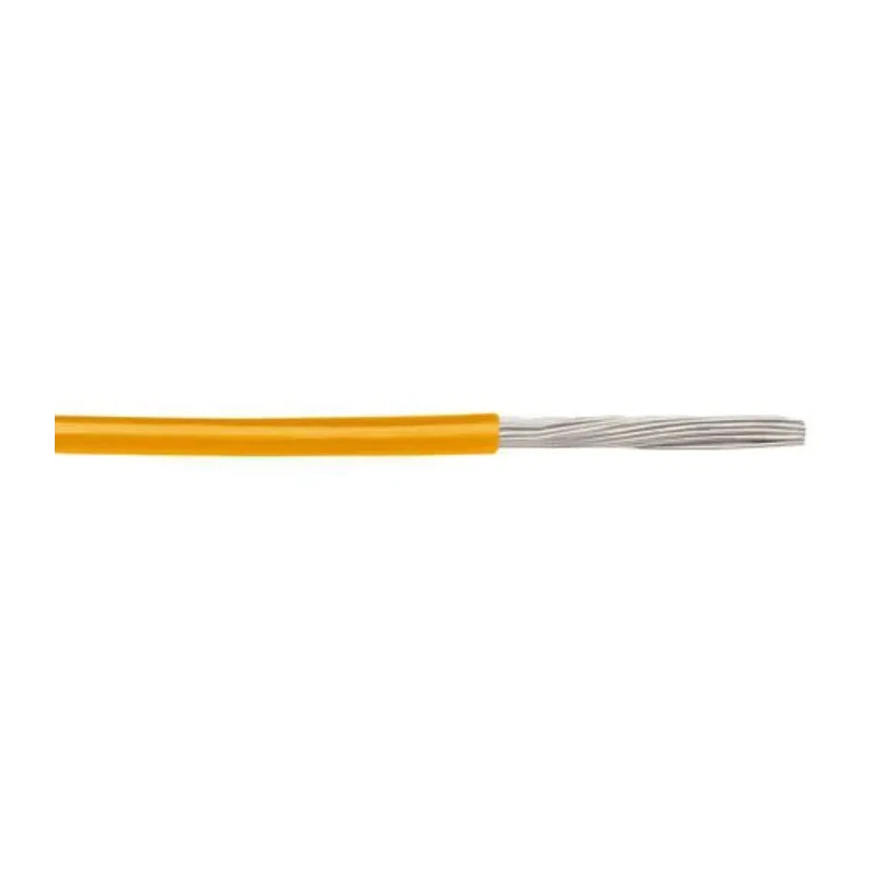 Alpha Wire Hook Up Wire PVC Series Orange 0.33 mm² 22 AWG Solid Copper Conductor 1.45 mm Diameter 30 m Length 1kV 1561 OR005