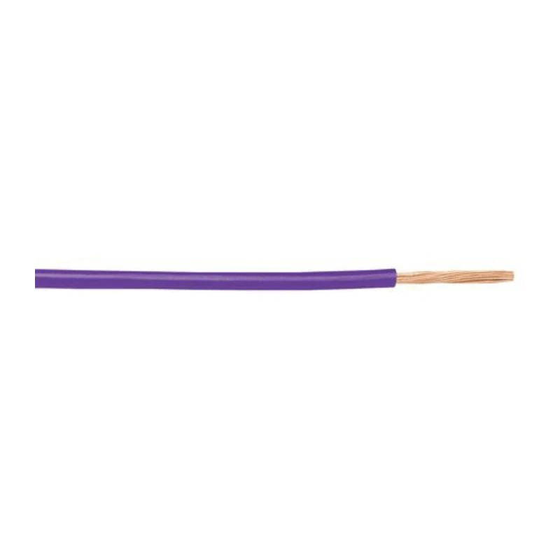 Alpha Wire Hookup Wire PVC Series Purple 0.2 mm², 24 AWG, 7x0.20 mm Core Strands, 30 m Length, Copper Conductor 1854 VI005