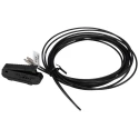 SICK Fibre Optic Sensor Plastic, Glass Fibre Optic Type, Red LED Light Source, Copper Zinc Alloy Housing, 2m Cable LL3-TB02
