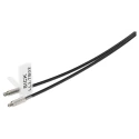 SICK Fibre Optic Sensor Plastic, Glass Fibre Optic Type, Red LED Light Source, Copper Zinc Alloy Housing, 2m Cable LL3-TB02