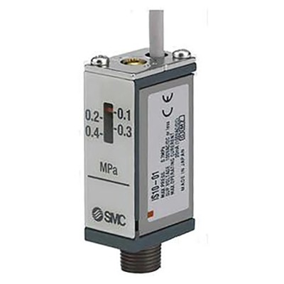 SMC Pressure Switch 1A 0.7 MPa to 0.7 MPa 100V AC Modular FRL Mount IS10-01-L