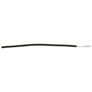 Alpha Wire Hookup Wire PVC Series Black 0.13 mm², 26 AWG, 7x0.16 mm Core Strands, 305 m Length, Polyvinyl 3049 BK001