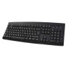 Ceratech Wired USB, PS2 Standard Keyboard, AZERTY Layout, Black KYBAC260UP-BKFR