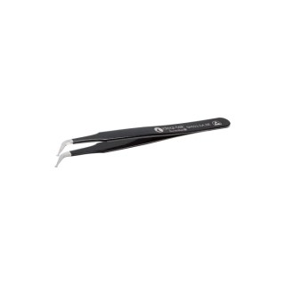 ideal-tek 115mm Stainless Steel Bent ESD Safe Tweezer SM103.SANE1
