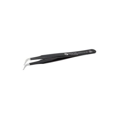 ideal-tek 115mm Stainless Steel Bent ESD Safe Tweezer SM103.SANE1