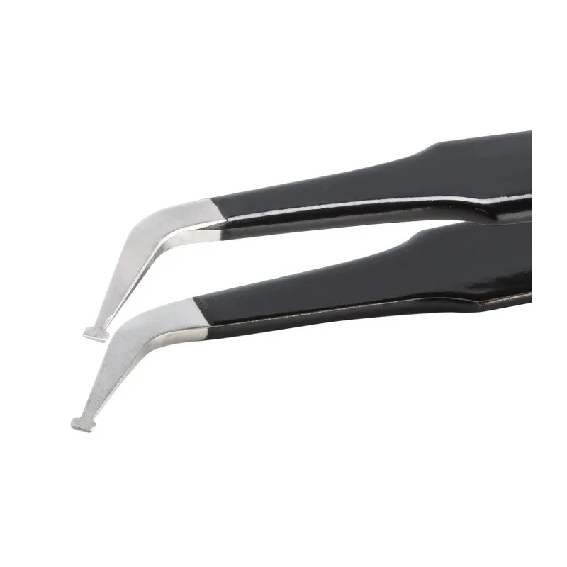 ideal-tek 115mm Stainless Steel Bent ESD Safe Tweezer SM103.SANE1