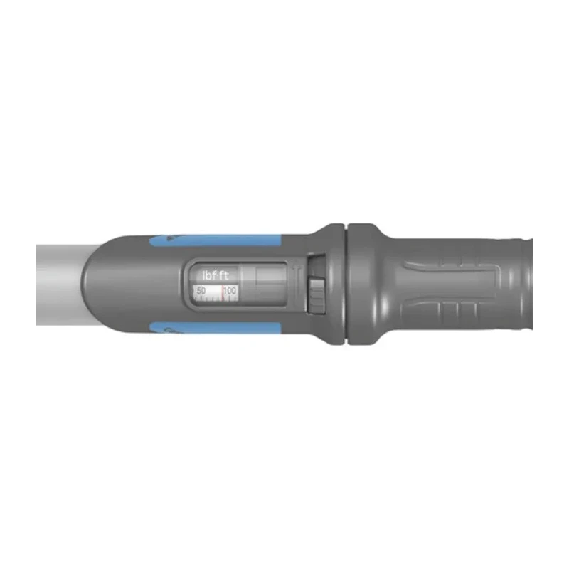 Gedore Click Torque Wrench 40 To 200 Nm, 1/2 in Square Drive, Satin Chrome, 514.5mm Length 2641240