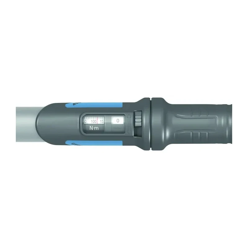 Gedore Click Torque Wrench 40 To 200 Nm, 1/2 in Square Drive, Satin Chrome, 514.5mm Length 2641240