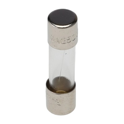Eaton Fast Acting Glass Cartridge Fuse 2A Current Rating 250V AC 5 x 20 mm BK-GMA-2-R