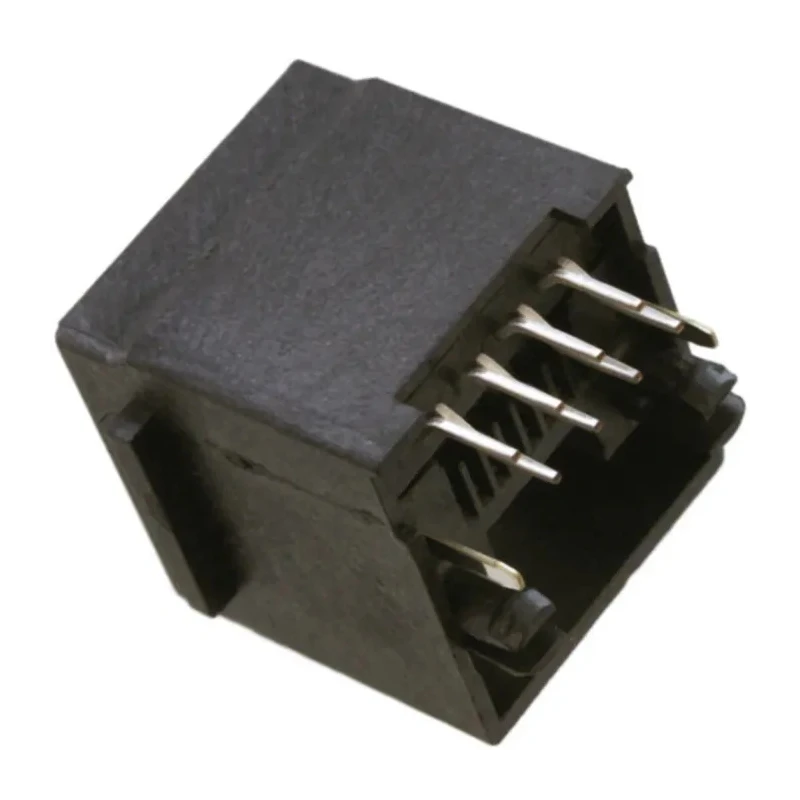Molex 95552 Series RJ45 Connector Female, Through Hole, Cat3 Shielded Straight 2 Port 8 Way RJ45