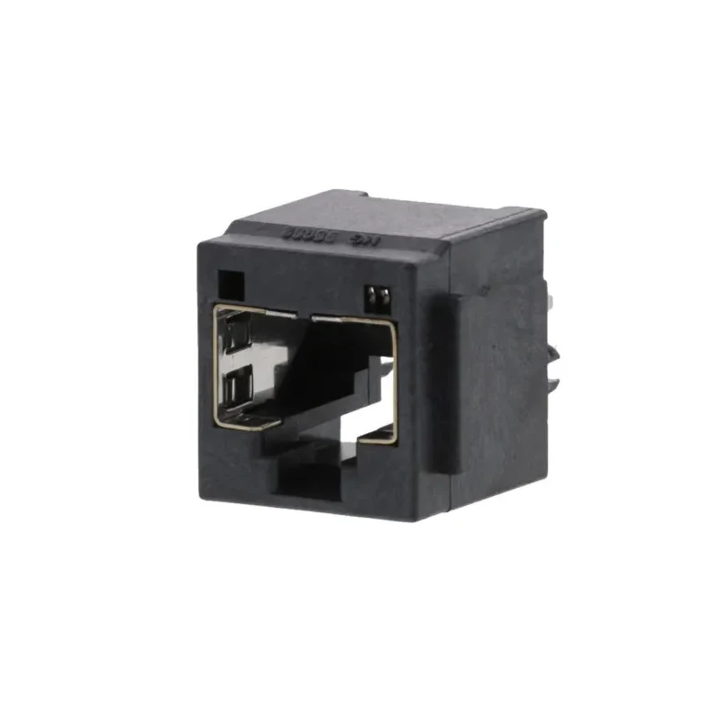 Molex 95552 Series RJ45 Connector Female, Through Hole, Cat3 Shielded Straight 2 Port 8 Way RJ45