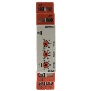 Broyce Control Monitoring Relay 1 Phase SPDT DIN Rail Mount 230V AC LXCVR 230V