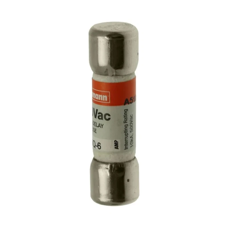 Eaton 6A Time Delay Fibre Cartridge Fuse 10 x 38 mm 500V AC FNQ-6