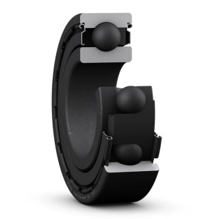 SKF Single Row Deep Groove Ball Bearing 15 mm ID, 35 mm OD, 11 mm Race Width, Double Shielded Cage 6202-2Z/VA228
