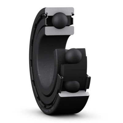 SKF Single Row Deep Groove Ball Bearing 15 mm ID, 35 mm OD, 11 mm Race Width, Double Shielded Cage 6202-2Z/VA228