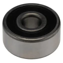 SKF Single Row Deep Groove Ball Bearing 12 mm ID, 37 mm OD, 17 mm Width, Sheet Metal Cage, Sealed 62301-2RS1