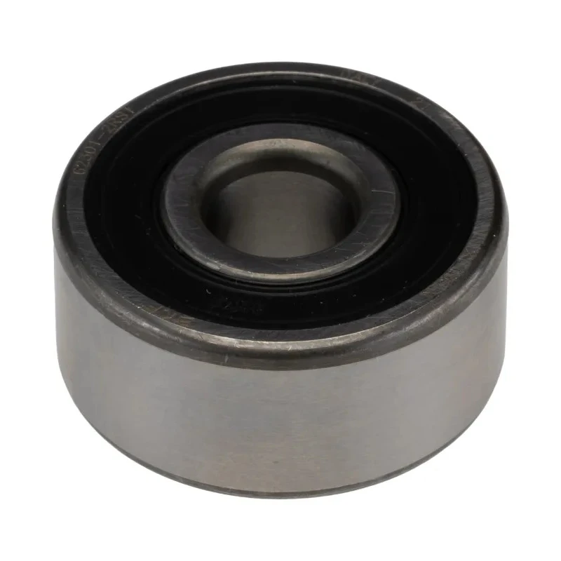 SKF Single Row Deep Groove Ball Bearing 12 mm ID, 37 mm OD, 17 mm Width, Sheet Metal Cage, Sealed 62301-2RS1