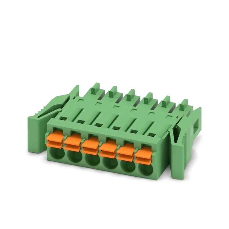 Phoenix Contact FMC 1.5/6-ST-3.5-RF Series Pluggable Terminal Block, 6-Contact, 3.5 mm Pitch, 1 Row, 320 V, 8 A 1952063