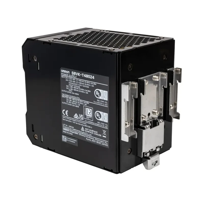 Omron Switched Mode DIN Rail Power Supply 480 V AC Input, 24 V DC 20 A Output 480 W S8VK-T