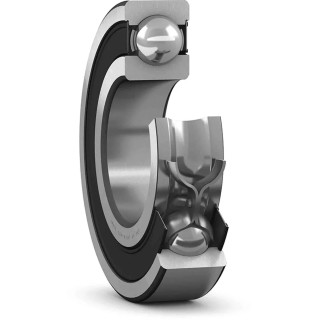 SKF Single Row Deep Groove Ball Bearing 55 mm ID, 120 mm OD, 29 mm Width, Shielded Cage Sheet Metal 6311-2Z/C3GJN