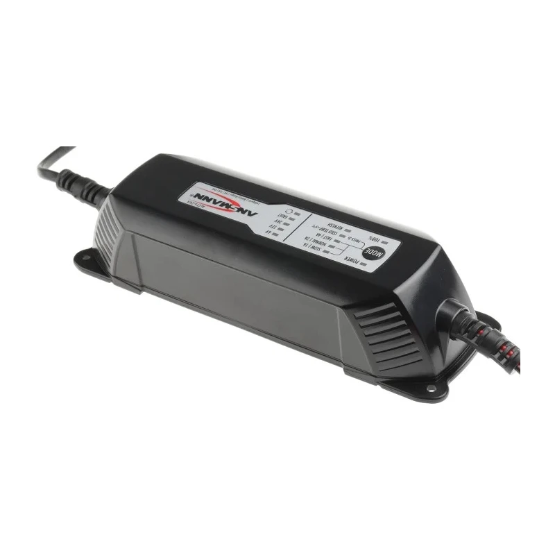 Ansmann Lead Acid Battery Charger 230V AC Input 4A Output for 6V, 12V, 24V Batteries 1001-0017-UK520