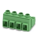 Phoenix Contact Pluggable Terminal Block 4-Contact 7.62 mm Pitch 1 Row 16A Polyamide Housing 1745645