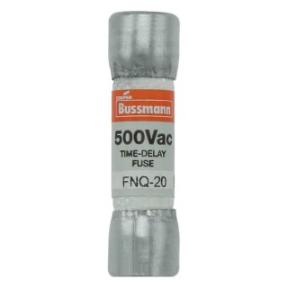 Eaton Cartridge Fuse 20A Current Rating, Time Delay, Fibre Body, 10 x 38 mm, 500V AC FNQ-20