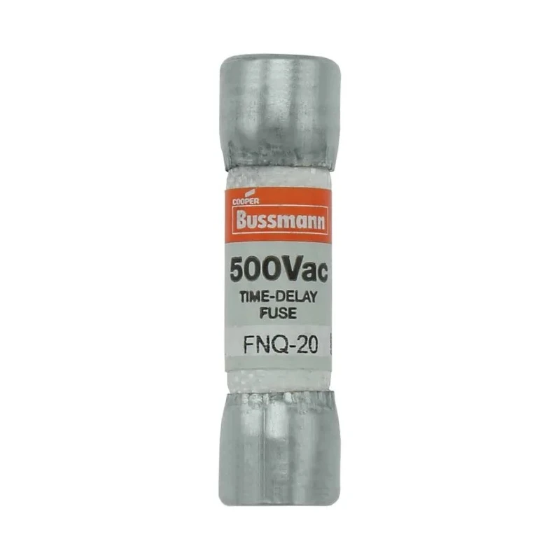 Eaton Cartridge Fuse 20A Current Rating, Time Delay, Fibre Body, 10 x 38 mm, 500V AC FNQ-20