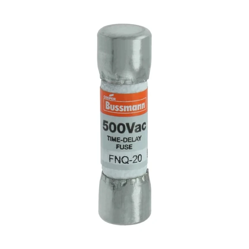 Eaton Cartridge Fuse 20A Current Rating, Time Delay, Fibre Body, 10 x 38 mm, 500V AC FNQ-20