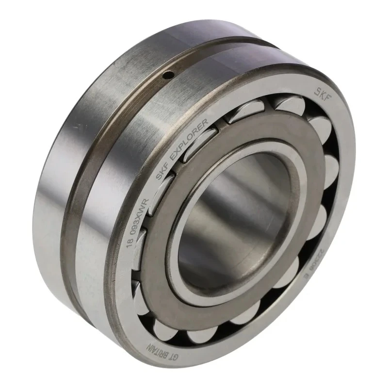SKF Roller Bearing Spherical Double Row 40 mm ID 90 mm OD Parallel Bore 33 mm Width SRB Series 8000 rpm Limiting 22308 E
