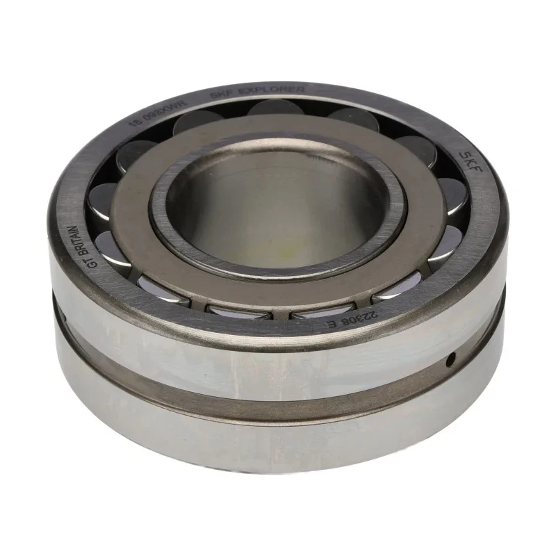 SKF Roller Bearing Spherical Double Row 40 mm ID 90 mm OD Parallel Bore 33 mm Width SRB Series 8000 rpm Limiting 22308 E