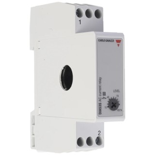 Carlo Gavazzi Overcurrent Monitoring Relay, 1 Phase, SPST Contact, DIN Rail Mount, 40 V DC Supply, Model DIA53S72420A