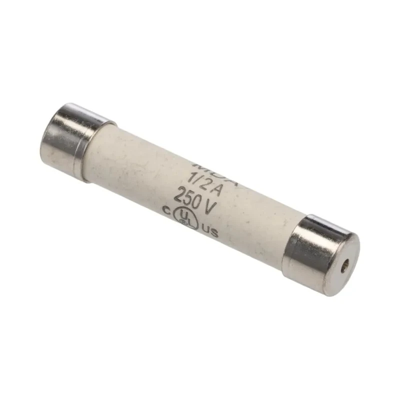 Eaton 500mA T Ceramic Cartridge Fuse 250V AC, Time Delay, 6.3 x 32 mm MDA-1-2-R