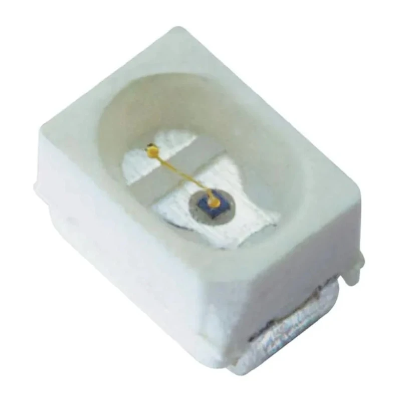 Kingbright 4 V Blue LED PLCC 2 Surface Mount SMT Chip LED with 150mA, 120mW, Oval Clear Lens KA-2214QBS-D