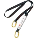 JSP 2 m Single Tail Lanyard Carabiner Single Polyester Webbing 30 mm Breaking Strength 25 kN FAR0309
