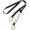 JSP 2 m Single Tail Lanyard Carabiner Single Polyester Webbing 30 mm Breaking Strength 25 kN FAR0309